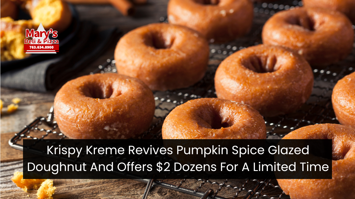 Krispy Kreme Revives Pumpkin Spice Glazed Doughnut And Offers $2 Dozens For A Limited Time