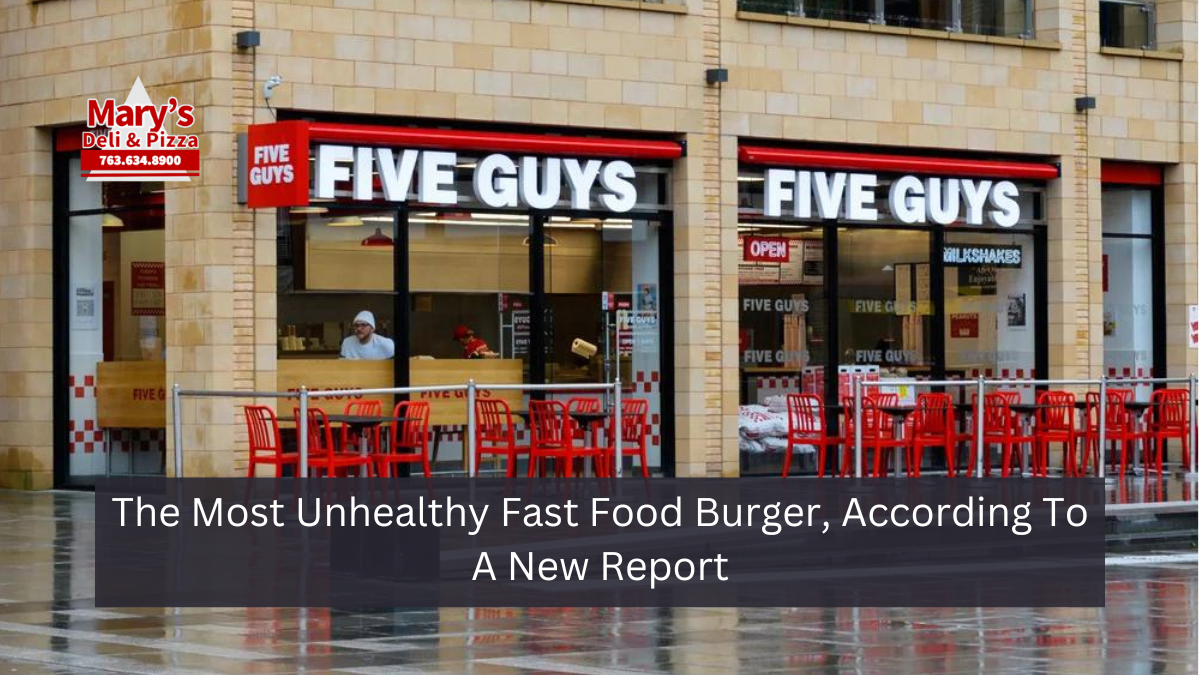 The Most Unhealthy Fast Food Burger, According To A New Report