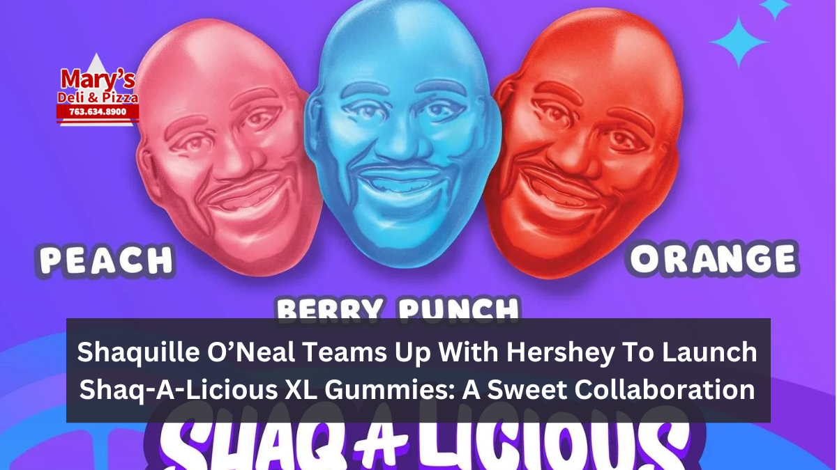 Shaquille O’Neal Teams Up With Hershey To Launch Shaq-A-Licious XL Gummies: A Sweet Collaboration