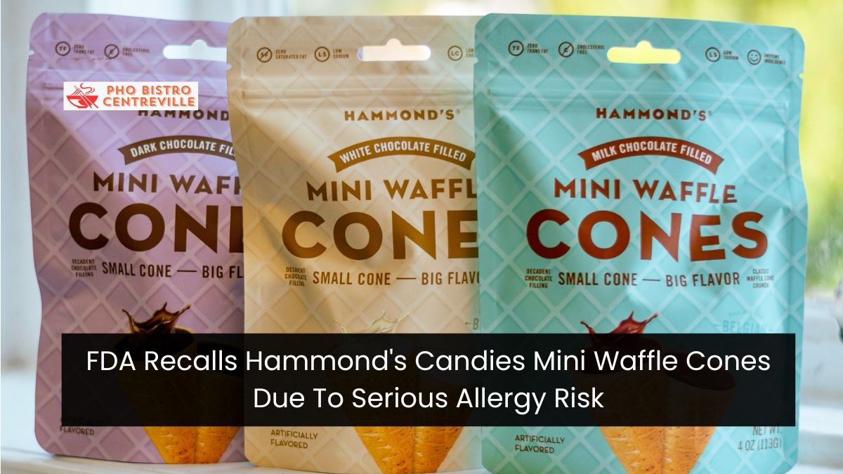 FDA Recalls Hammond's Candies Mini Waffle Cones Due To Serious Allergy Risk