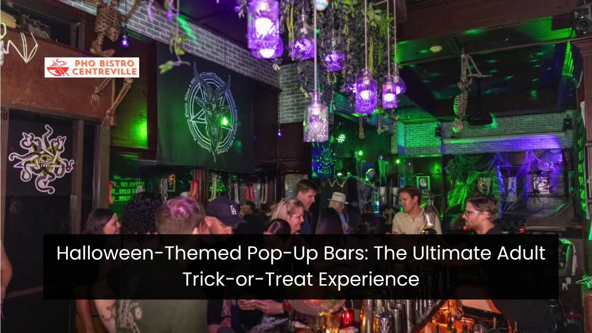 Halloween-Themed Pop-Up Bars: The Ultimate Adult Trick-or-Treat Experience